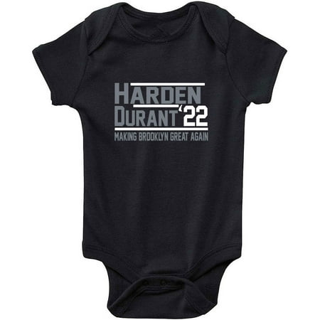 

BLACK Nets Kevin Durant James Harden 2022 Baby 1 Piece