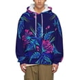 thumbnail image 4 of Chandails en Molleton pour Hommes Imprimés 3D Chandail à Capuchon Manches Longues Col Rond Pull Streetwear Chandails à Capuchon pour Homme Tops Décontractés, 4 of 4