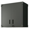 thumbnail image 4 of Metal Wall-Mounted Tool Storage Cabinet, Locking Storage Cabinet with 1 Adjustable Shelf and 1 Opened Drawer for Basement, Home, Kitchen, Bathroom, 4 of 9
