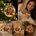 thumbnail image 6 of Christmas Lighted Decorative Ball, LED Glowing Ornament for Tree Window Ceiling Porch, Battery Powered Festive Light Ball for Holiday Party Home Ambiance Enhancement,Z019, 6 of 7