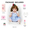 thumbnail image 5 of Besiletre Lifelike Reborn Baby Dolls 18 Inch Realistic Newborn Girl Doll with Clother & Accessories Best Birthday Set for Girls Age 3+, 5 of 5
