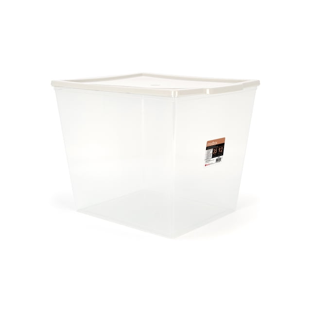 ModBoxTM 35L (9.2 gal.), Modular Series - Cool Grey & Clear