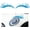 Blue, variant on chasenew 2 PCS Car Headlight Eyelash Stickers, Cute Fake Eyelashes Decal for Bumper Auto Body Window, Waterproof Reflective PET Charming Eyelash Sticker Funny Decor for Car SUV Truck (Red)