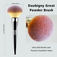 thumbnail image 3 of Foundation Brush,Large Powder Brush Flat Arched Premium Durable Kabuki Makeup Brush Perfect For Blending Liquid,Cream and Flawless Powder,Buffing, Blending,Concealer …, 3 of 14