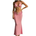thumbnail image 5 of Neewe Women's High Waisted Bikini Sets Two Piece Swimsuit Tummy Control Bathing Suit V Neck Swimwear 2026 Swim Suit, 5 of 6