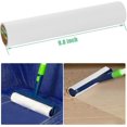 thumbnail image 2 of 6.3 inch Lint Roller Refills Only, Extra Sticky Lint Remover Refills for Pet Hair Sticky Roller Refill Adhesive Tape Easy Peel 60 Sheets per Roll, Pack of 5, Total 300 Sheets (6.3'' Wide), 2 of 10