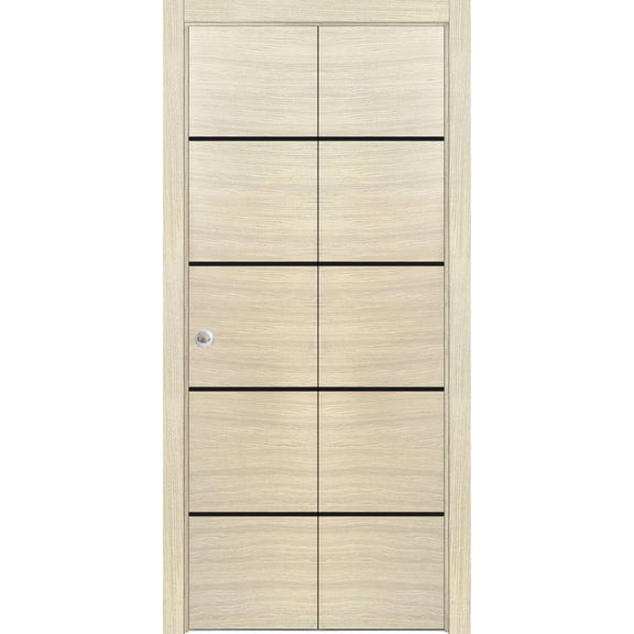 Sliding Closet Bi-fold Doors | Planum 0015 Natural Veneer