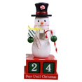 thumbnail image 2 of Calendario de Navidad BLESIY Adornos de Noel Bloque de Monigote de nieve, 2 of 8