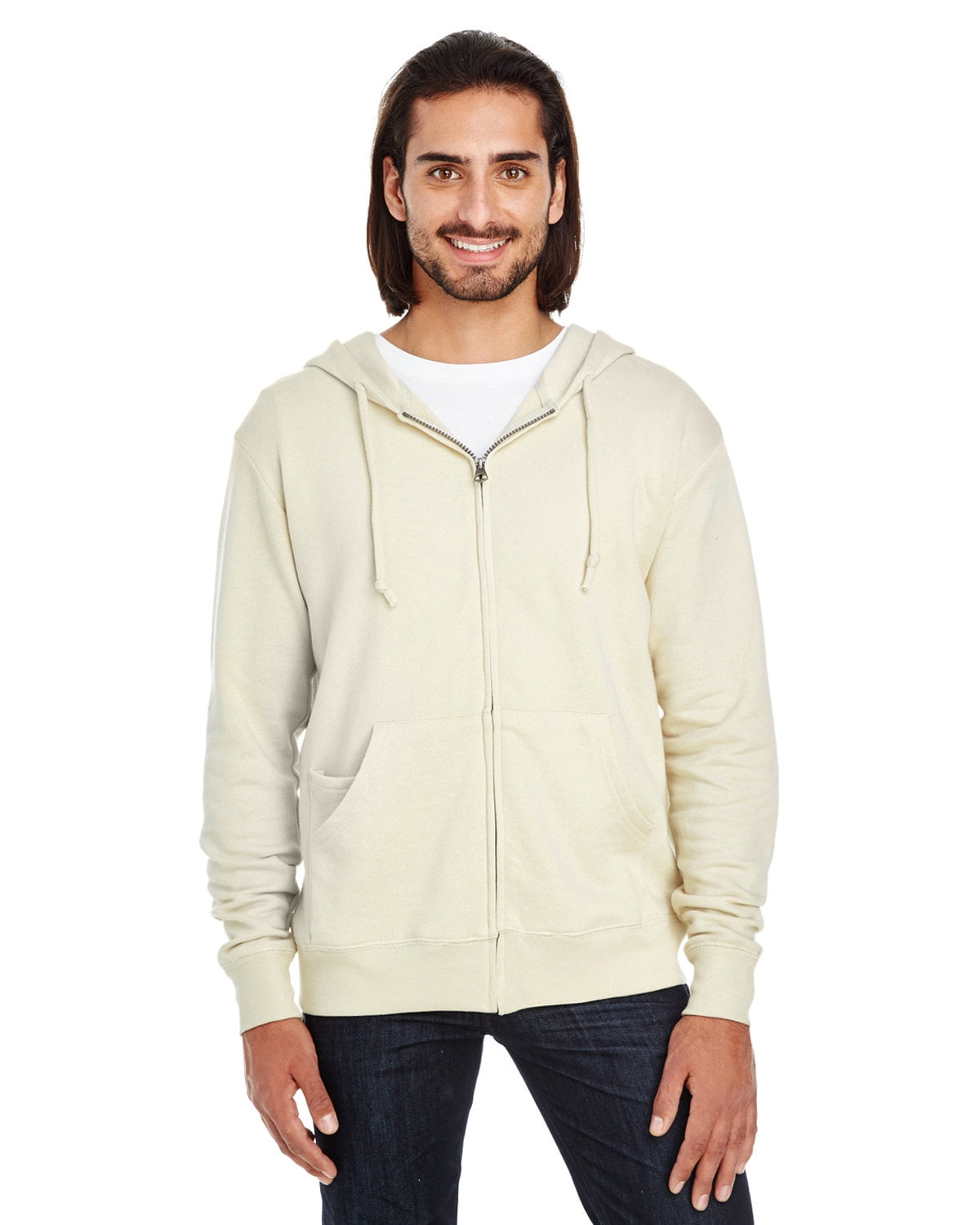 Clementine Men Women French Terry Hoodie Unisex zip-up