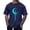 Dark Blue, variant on Orange Graphic Tees The Cross Crew Neck Short Sleeve Pull-On Tops Modern Graphic Prints Minimalist T-Shirts Orange,S
