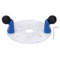 thumbnail image 2 of Plaque de Base Universelle pour Routeur, Augmente la Précision, Excellente Visibilité, Gain de Temps, Plaque de Base Universelle pour Table de Routeur avec Tige pour Projets de Menuiserie, 2 of 7
