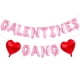 thumbnail image 1 of Pandilla de globos Woduntes Pink Galentines con corazón rojo, 40 cm, 1 of 7