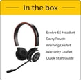 thumbnail image 2 of Auriculares inalámbricos Bluetooth Jabra Evolve 65 UC Stereo, 2 of 2