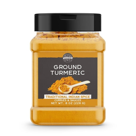 Birch & Meadow Ground Turmeric, 8 oz, Traditional Indian Flavor, Aromatic