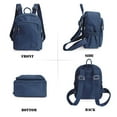 thumbnail image 4 of Spencer Nylon Women Backpack Small Ladies Backpack Purse Casual Lightweight Shopping Travel Daypack Shoulder Bag for Women, Navy, 4 of 9