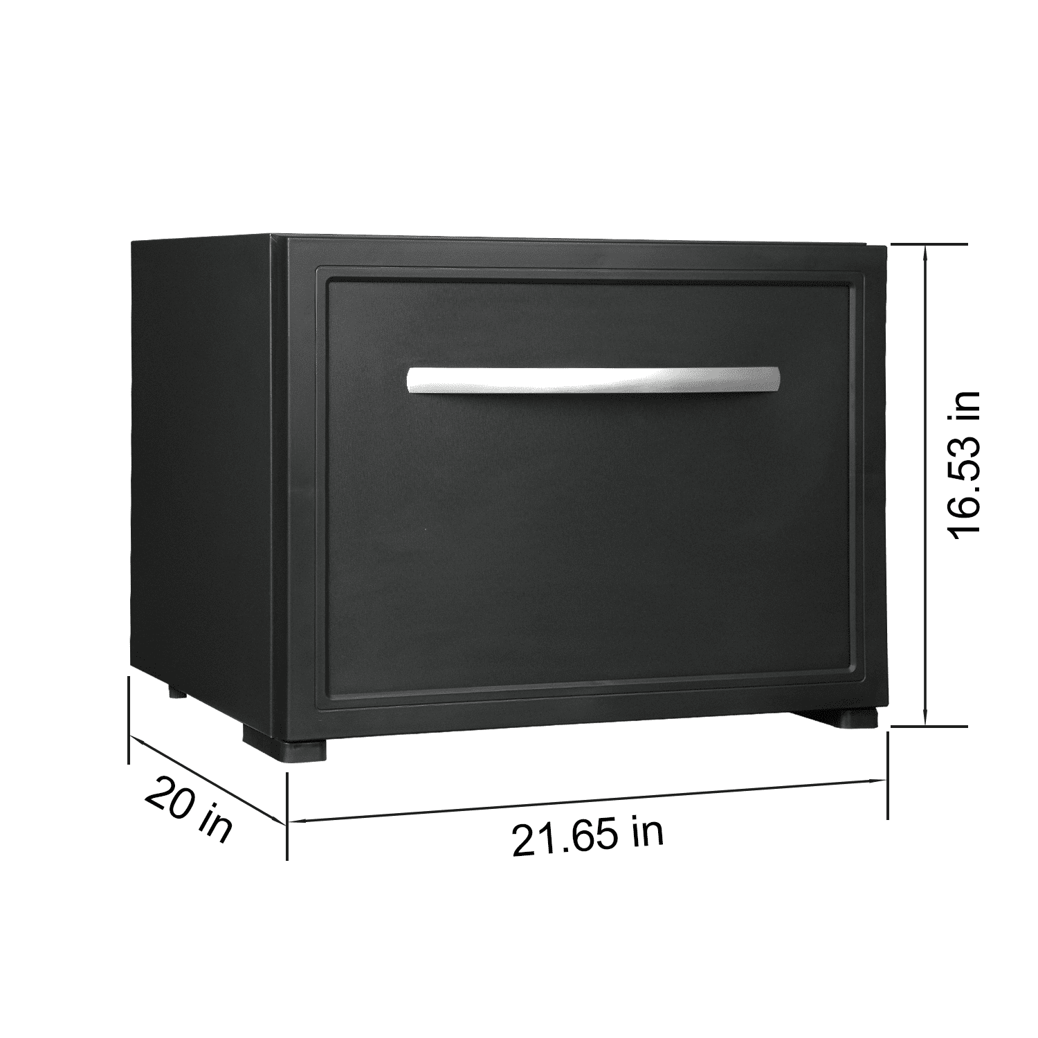 Techomey Drawer RV Refrigerator 12V Truck Cooler AC DC Fridge Hotel 1.7 cu ft Quiet