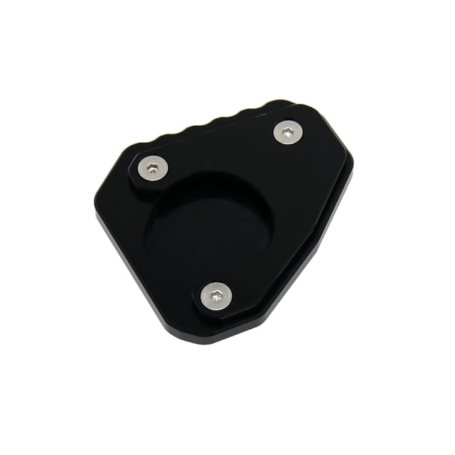 BMW G310GS 2017-2018 Motorcycle Kickstand Widened Base Pad - Aluminum Anti-Sink Stabilizer with Patent Pending Design, Rounded Edges, Weatherproof & Durable, Provides Firm Flat Surface for Stability,