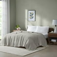 thumbnail image 2 of Gracie Mills Lightweight Basketweave Cotton Blanket 250 GSM GRACE-6495, 2 of 4