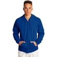 thumbnail image 1 of Hanes Mens ComfortBlend EcoSmart Full Zip Hoodie, 2XL, Deep Royal, 1 of 1