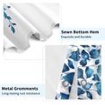 thumbnail image 4 of Shower Curtain, Blue Leaves Shower Curtains for Bathroom Eucalyptus Leaf Watercolor Plants Botanical Bath Curtains Waterproof Fabric with Hooks for Home Decor, 72Wx84H, 4 of 6