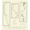 thumbnail image 2 of von Humbolt 20x22 Black Ornate Wood Framed with Double Matting Museum Art Print Titled - New Mexico Routes - von Humbolt 1807, 2 of 4