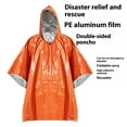 thumbnail image 3 of Harlier Emergency Rain Poncho and Storage Bag, Green Thermal Mylar Space Blanket Sack Survival Kit for Car Activities Hiking Camping Gear Equipment, 3 of 9