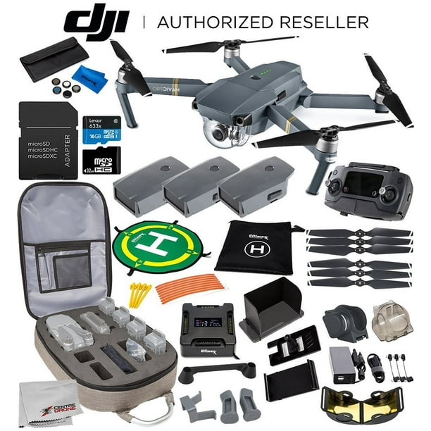 DJI Mavic Pro Quadcopter Pliable 3-Batterie Ultime - CP.PT.000500