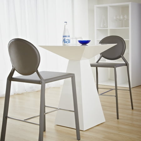 Euro Style Tad White Bar Table (pickup 2 boxes) 