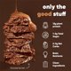 thumbnail image 5 of Brain and Body Plant Protein Bars - Wild Blueberry - 12-Count Low Carb - Gluten Free, High Fiber, Vegan Snacks - Low Sugar Meal Replacement, 5 of 5