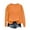 Orange, variant on Crew Neck Sweatshirts Women Lightweight Plain Pullover Loose Long Sleeve Fall Casual Tops Soft Cotton Jumpers (S, Orange)