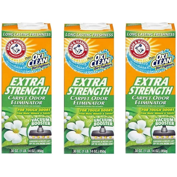 Arm & Hammer Extra Strength Carpet Cleaners 30 Oz, Pack of 3