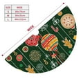 thumbnail image 3 of Sikiie Christmas 30-48 inches {designName} Print Christmas Tree Skirt Snowman Xmas Tree Skirt with Edge Christmas Decorations for Holiday Party48", 3 of 7