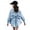 Light Blue, variant on Girls Dress Shirt Button Down Shirt Casual Long Sleeve Tunic Tails Top Summer Blouse For Youth Polo Shirt for Kids 7-8 Years