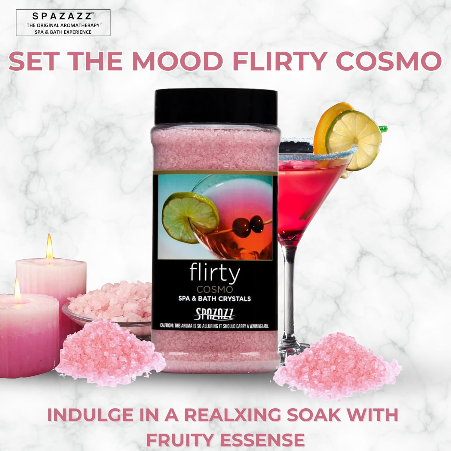 Spazazz Aromatherapy Spa and Bath Crystals - Cosmo 17oz (2 Pack)