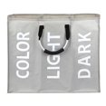 thumbnail image 1 of Large Collapsible Washing Laundry Basket Bag With 3 Compartment For Bedroom, 1 of 4
