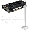 thumbnail image 5 of Graphics Card GPU Brace Support, Video Card Sag Holder Bracket, GPU Stand, Anodized Aerospace Aluminum (Silver), 5 of 5