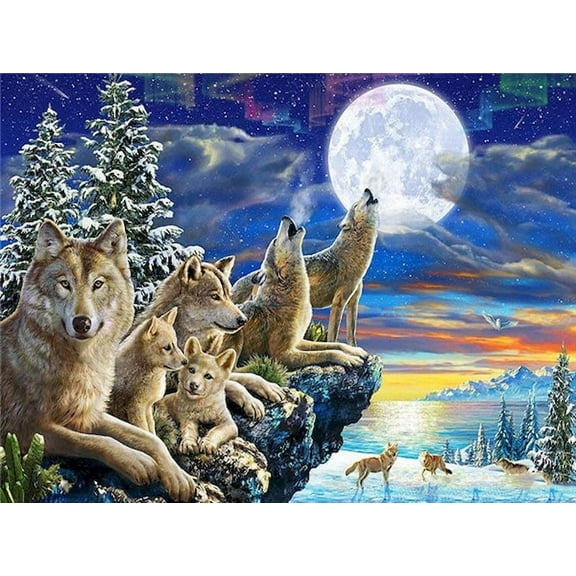 Wolves | Diamond Painting Embroidery