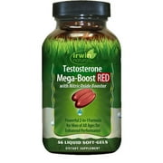 Irwin Naturals Testosterone Mega-Boost Red 56 Sgels