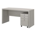 thumbnail image 1 of Bureau par kathy ireland Echo Bow Réception avec Classeur Mobile, 1 of 7