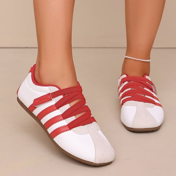 Willtoo Low-Profile Womens Casual Shoes Retro Upper Design Lace-Up Athletic Womens Shoes Sneakers Non-Slip Rubber Sole Soft Lightweight Walking Footwear