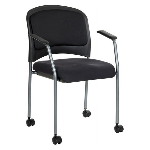 Office Star Padded Coal FreeFlex Mesh Seat Visitors Chair with