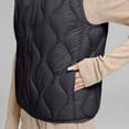 thumbnail image 4 of RYDCOT Puffer Vest Women 2024 Fall Winter Warm Sleeveless Zip Up Outerwear Vest Stand Collar Quilted Vest Travel and Outdoor Puffy Vest Sale, 4 of 6