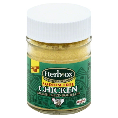 (Pack of 12) Herb Ox Bouillon Chicken Garden Sodium-Free 3.3 oz