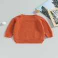 thumbnail image 3 of Baby Girl Boy Knit Pullover Sweater Fall Winter Warm Sweatshirt Tops with Pocket, 3 of 6