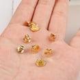 thumbnail image 6 of Alexcraft 14K Gold Plated Hypoallergenic Earring Backs Replacement - 4 Pairs, 6 of 6