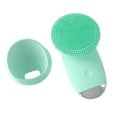 thumbnail image 4 of Cepillo limpiador facial eléctrico recargable, herramientas de limpieza facial para el hogar, interior y exterior. verde, 4 of 9