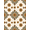 Beige, Pattern 1, variant on ODIKA Boho Hallway Vintage Sprigs Asymmetric Tossed Florals Hallways for Dorm Room, Small Living Apartment, Stain Resistant Low Profile