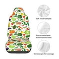 thumbnail image 4 of Yiaed Vegetables2 Print Car Seat Covers,Universal Auto Seats Protector Fits for Car,SUV Sedan,Truck,Automotive Seat Covers & Accessories, 4 of 5