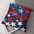 thumbnail image 7 of nygtbtfer Red Blue Stars American Print Throw Pillow Covers Soft Corduroy Pillowcase  Decorative Cushion Cover Modern Square Cushion Cases for Living Room Bed Sofa Bedroom Pillow Included White, 7 of 7