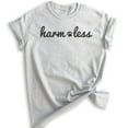 thumbnail image 1 of Harm Less T-shirt, Unisex Women's Men's Shirt, Vegan Shirt, Animal Rights Shirt, Heather Ash, Small, 1 of 6